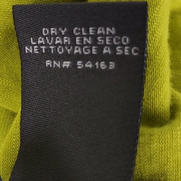 Vince Camuto Lime Green Neon Sleeveless Dress Size Medium - Picture 9 of 9